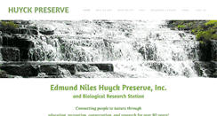 Desktop Screenshot of huyckpreserve.org